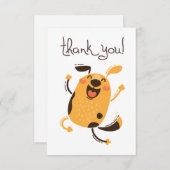 Dankjewel Dankjewel Bedankkaart (Voorkant / Achterkant)