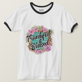 Dankjewel en gebukt t-shirt