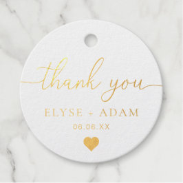 Dankjewel Folie Favor Label