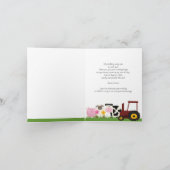 Dankjewel Foto Boerderij Kaart (Binnen)