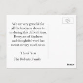 Dankjewel Fotokaart Briefkaart (Achterkant)