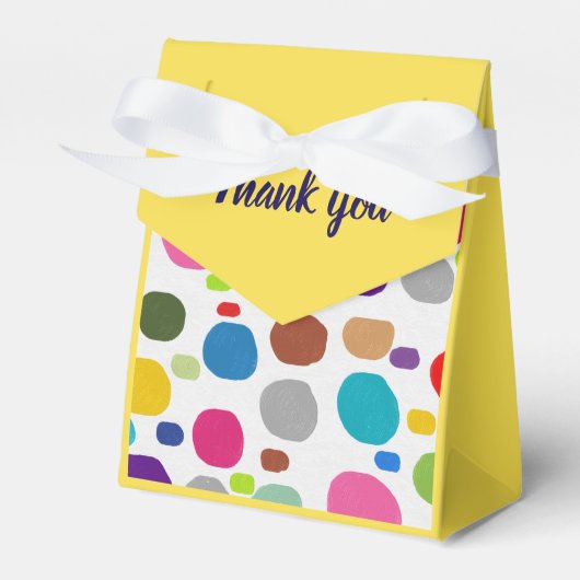 Dankjewel geschenkdoos bedankdoosjes (Voorkant Zijde)