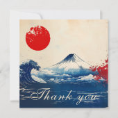 Dankjewel Japanse harmonie met Fuji Bedankkaart (Voorkant)