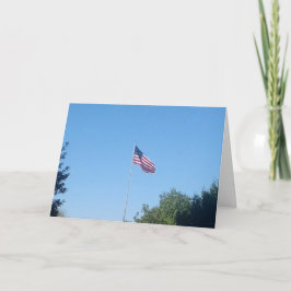 Dankjewel kaart - Amerikaanse vlag