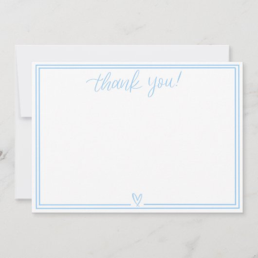 Dankjewel kaart (Baby Blue) (Voorkant)