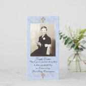 Dankjewel kaart Eerste Communie (Staand voorkant)