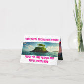 Dankjewel kaart – Gepersonaliseerd met Gods besche (Voorkant)