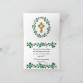 Dankjewel kaart Iers thema Keltisch kruis (Binnen)