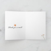 Dankjewel Kaart Merci Beaucoup (Binnen)