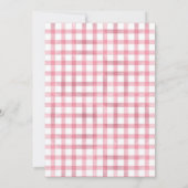 Dankjewel kaart met roze konijn (Achterkant)