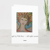 Dankjewel kaart van ValAries "Je bent een engel" (Achterkant)