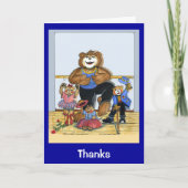 Dankjewel kaart voor de dansinstructeur (Voorkant)