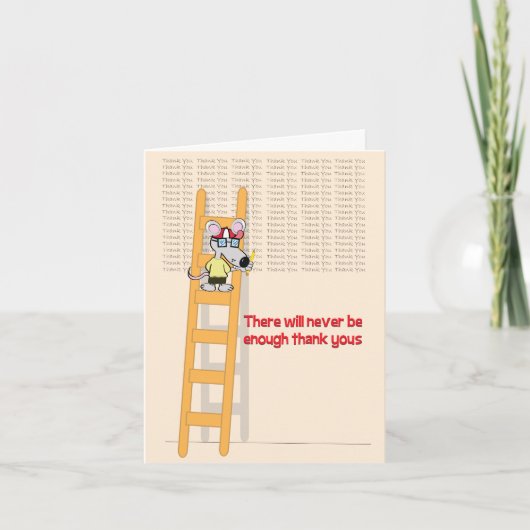 Dankjewel kaart voor vriend (Voorkant)