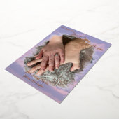 Dankjewel Kaarten: Dream Clouds Lover Theme Folie Feestdagenkaart (Gedraaid)