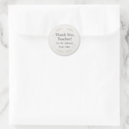 Dankjewel Leraar – Op maat gemaakte sticker cadeau