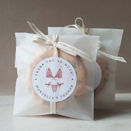 Dankjewel lingerie van Panties & Palomas Ronde Sticker