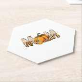 Dankjewel Mam Pompoen Leopart Kartonnen Onderzetters (Schuin)