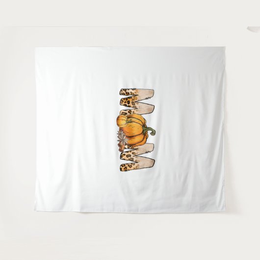 Dankjewel Mam Pompoen Leopart Wandkleed (Voorkant (horizontaal))