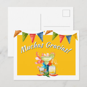 Dankjewel Mexicaans Feest Dankjewel Briefkaart