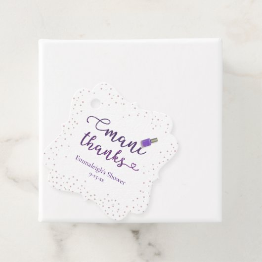 Dankjewel Purple Mani Bedankjes Labels (In situ)