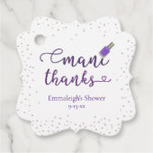 Dankjewel Purple Mani Bedankjes Labels (Voorkant)