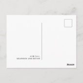 Dankjewel Script Huwelijk Hartelijk Bedankt Berich Briefkaart (Achterkant)