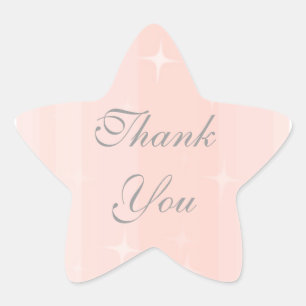 Dankjewel ster sticker