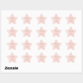 Dankjewel ster sticker (Vel)