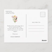 Dankjewel Tulp Ansichtkaart Briefkaart (Achterkant)