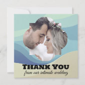 Dankjewel vanuit onze intieme boho-ontsnapping bedankkaart (Voorkant)