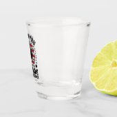 Dankjewel Veteranen Zonnebloem Militaire Veteranen Shot Glas (Rechts)