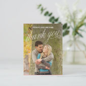 Dankjewel voor de foto Dankjewel Card Briefkaart (Staand voorkant)