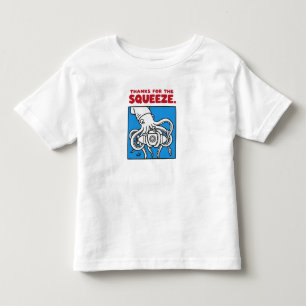 "Dankjewel voor de knuffel Grappige inktvis diepze Kinder Shirts