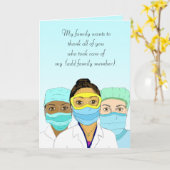 Dankjewel voor zorgverleners kaart (Gele Bloem)