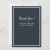 Dankjewel Zwarte Labrador Puppy - Moderne Schattig Bedankkaart (Achterkant)