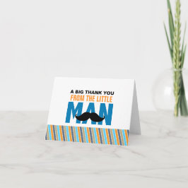 Dankjewelkaart van de "Kleine Man" Bedankkaart