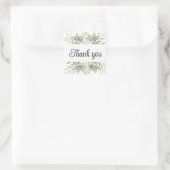 Dankjewelstickers of enveloppe-zegels vierkante sticker (Tas)