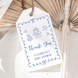 Dankjeweluid voor baby jongens feestelijke baby sh cadeaulabel