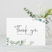 Dankkaart Bedankkaart (Staand voorkant)