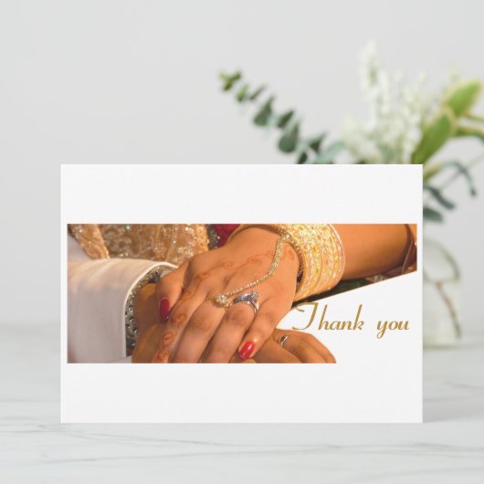 Dankkaart Bedankkaart (Staand voorkant)