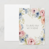 Dankkaart Bedankkaart (Voorkant / Achterkant)