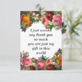 dankkaart bedankkaart (Staand voorkant)