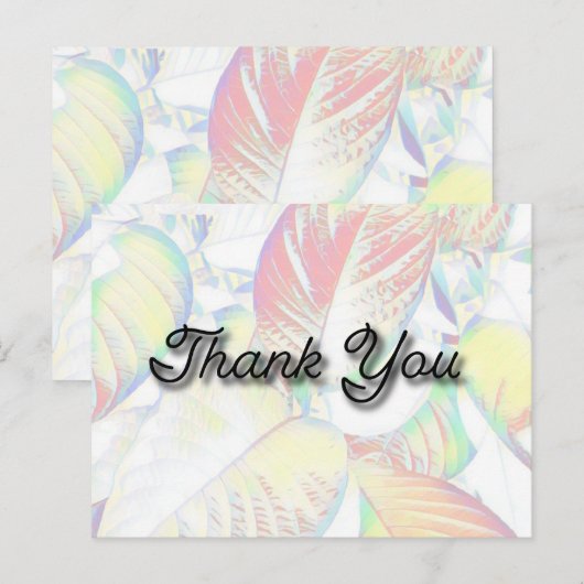 Dankkaart Briefkaart (Voorkant / Achterkant)