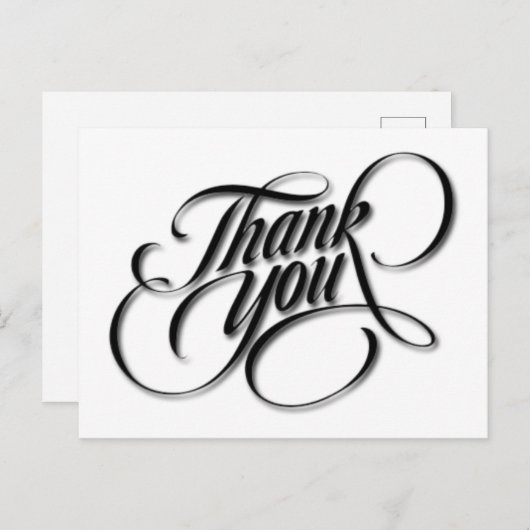 dankkaart briefkaart (Voorkant / Achterkant)