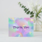 Dankkaart - Bubbelontwerp Briefkaart (Staand voorkant)