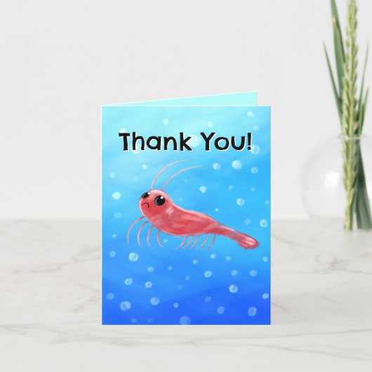 Dankkaart (krill) kaart (Voorkant)