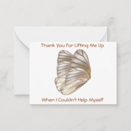 Dankkaart Notitiekaartje