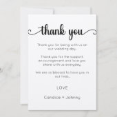 Dankkaart, Script Dankkaart Kaart (Voorkant)