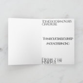 Dankkaart voor artsen en verpleegkundigen in het z kaart (Binnen)