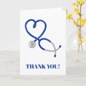 Dankkaart voor artsen en verpleegkundigen kaart (Gele Bloem)